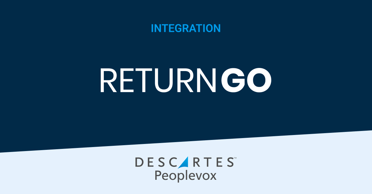 ReturnGo WMS Integration | Descartes Peoplevox