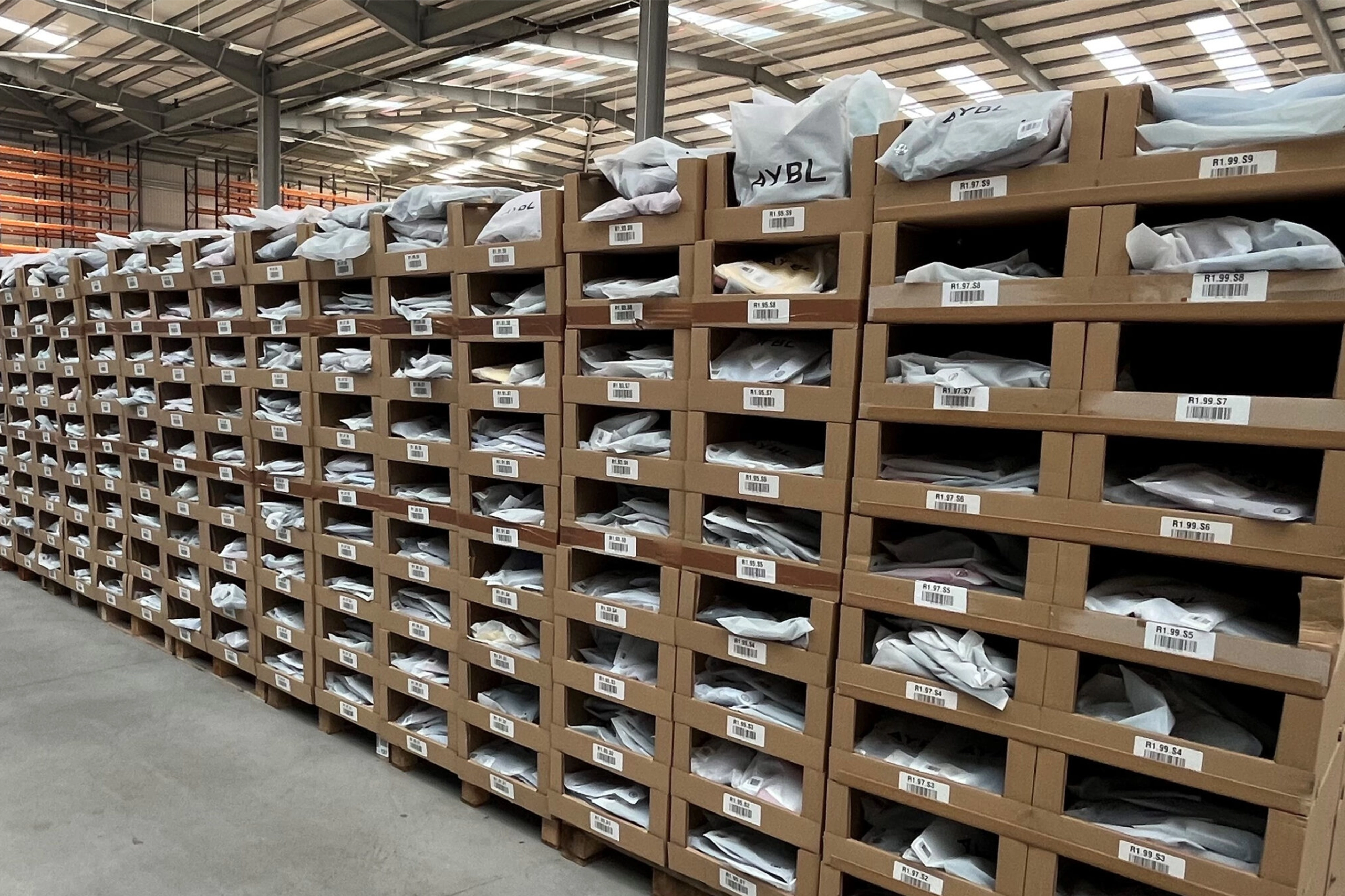 warehouse bins
