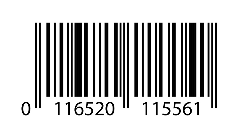 Example of an EAN-13 warehouse barcode